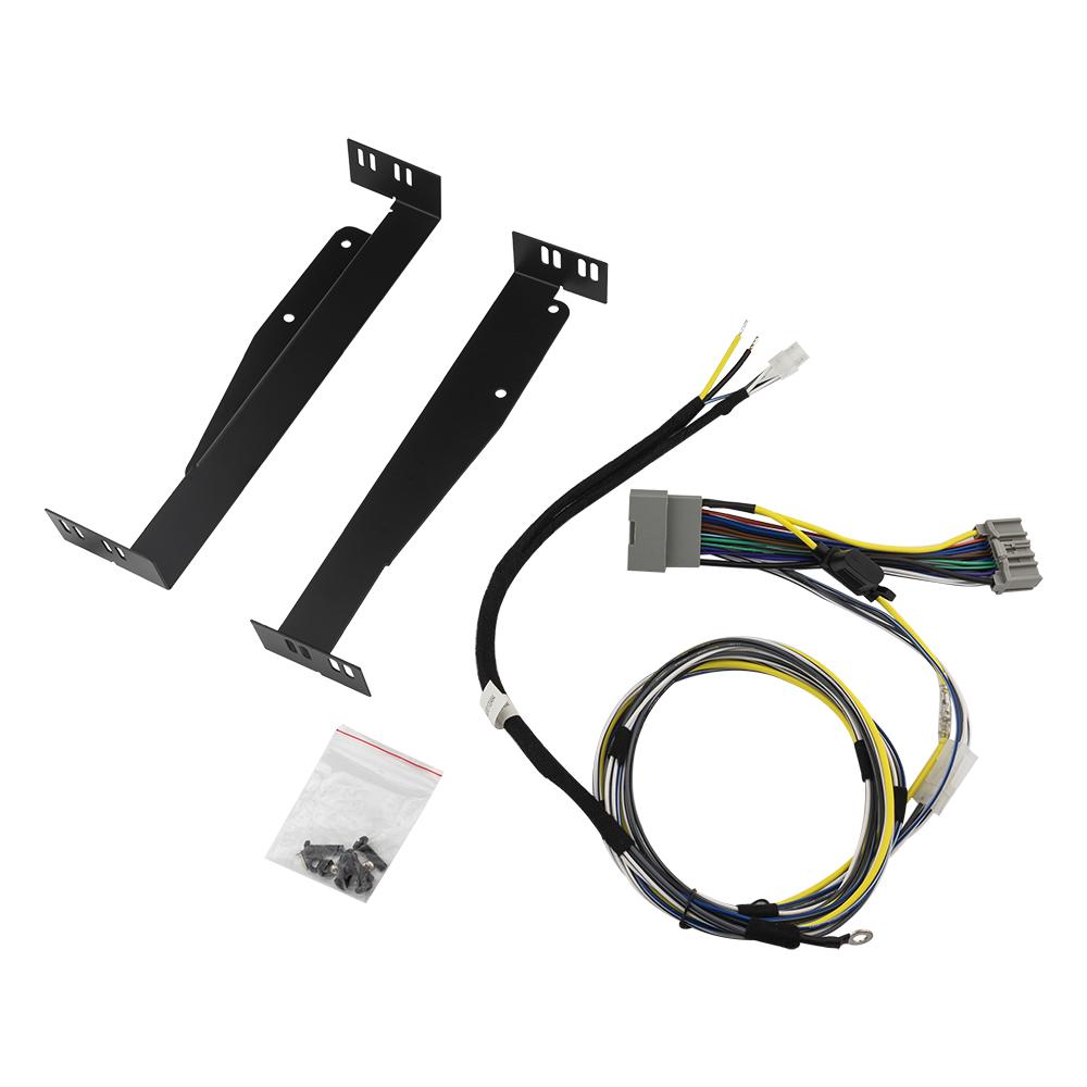 SQ 8" Under Seat Amplified Subwoofer with Plug and Play Harness for JK and JKU Jeeps.