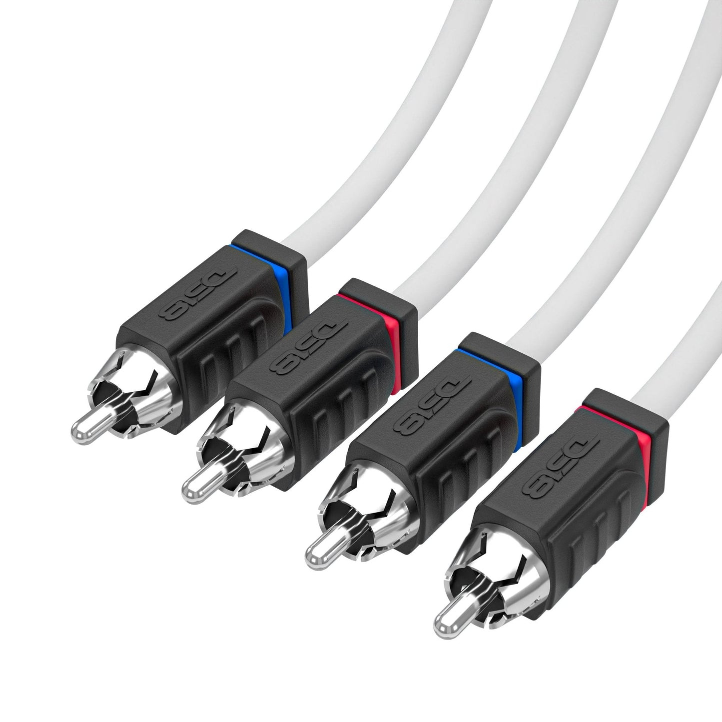 RCA Marine Grade Tinned 100% Copper OFC 6 Feet - WHITE