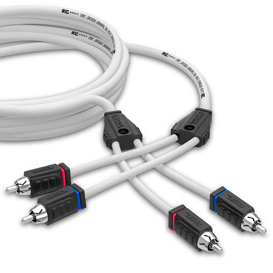 RCA Marine Grade Tinned 100% Copper OFC 6 Feet - WHITE