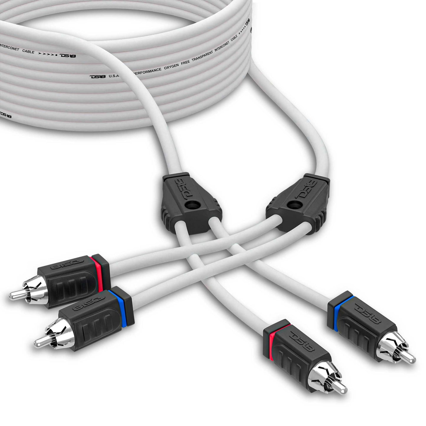 RCA Marine Grade Tinned 100% Copper OFC 25 Feet - WHITE