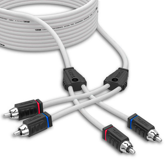 RCA Marine Grade Tinned 100% Copper OFC 25 Feet - WHITE