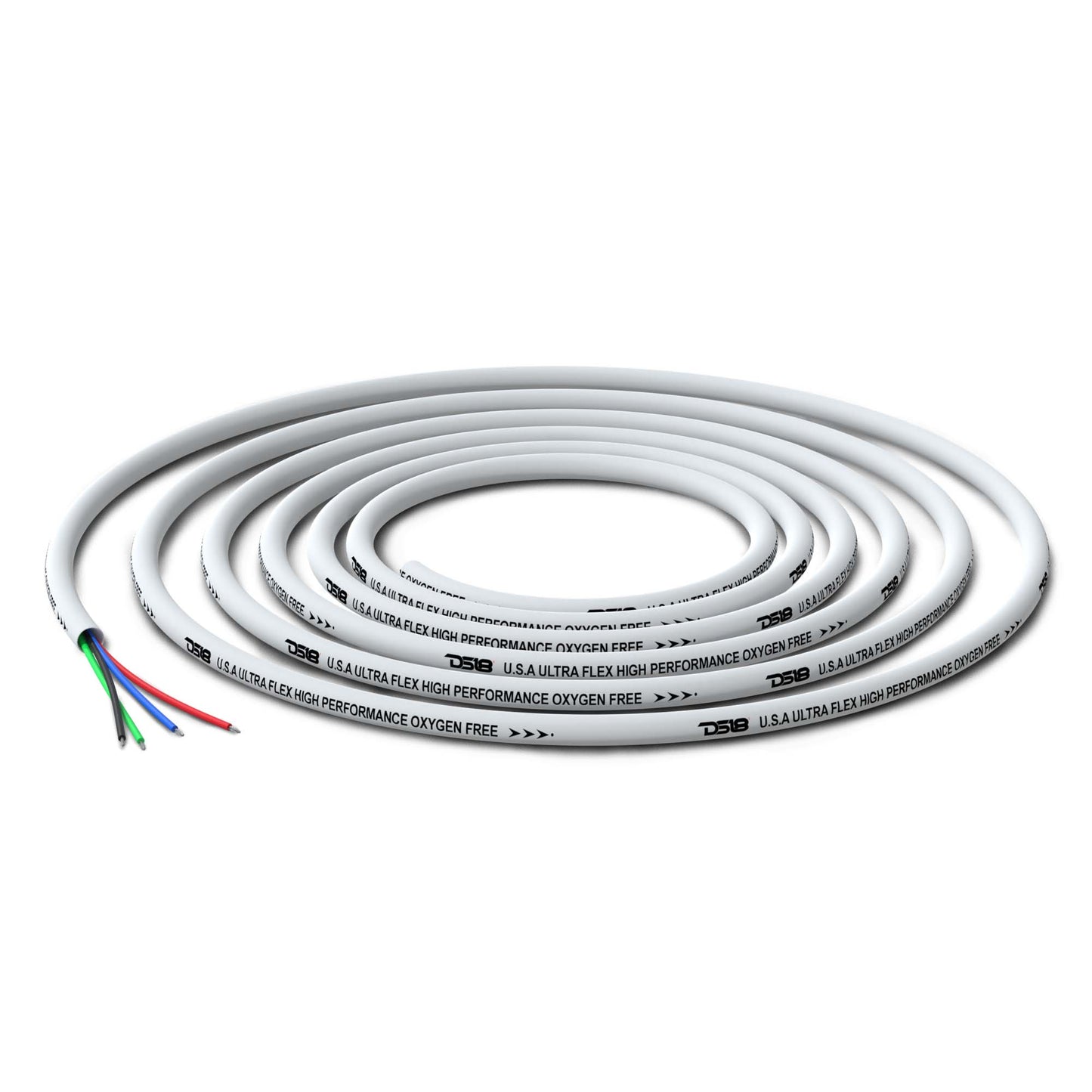 18-GA Marine Tinned 100% Copper OFC LED RGB Wires -100 Feet