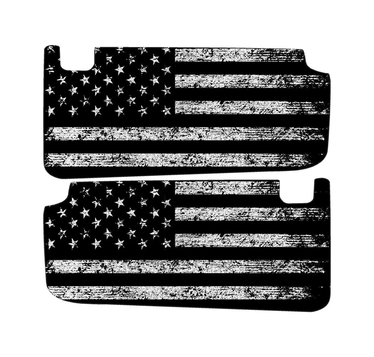 Freedom Series Sun Visor Overlays - 2018+ Wrangler JL / Gladiator JT
