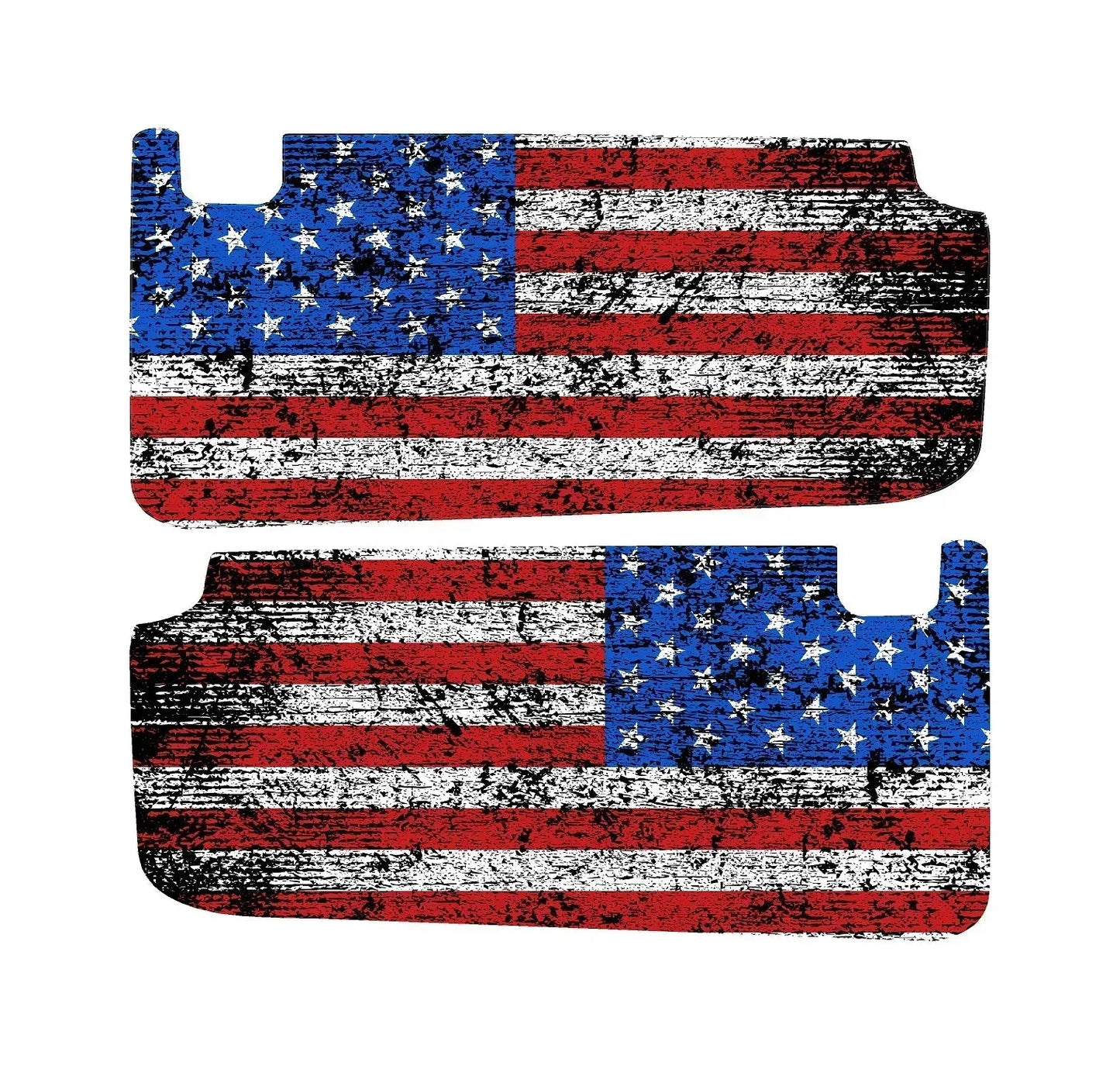 Freedom Series Sun Visor Overlays - 2018+ Wrangler JL / Gladiator JT
