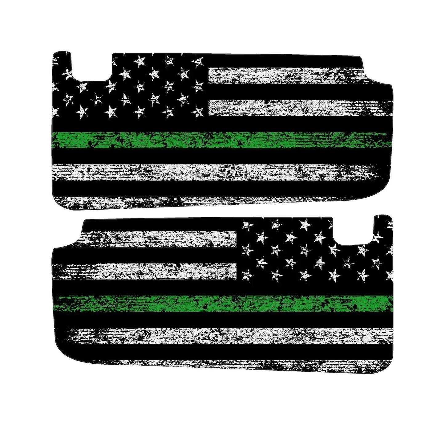 Freedom Series Sun Visor Overlays - 2018+ Wrangler JL / Gladiator JT