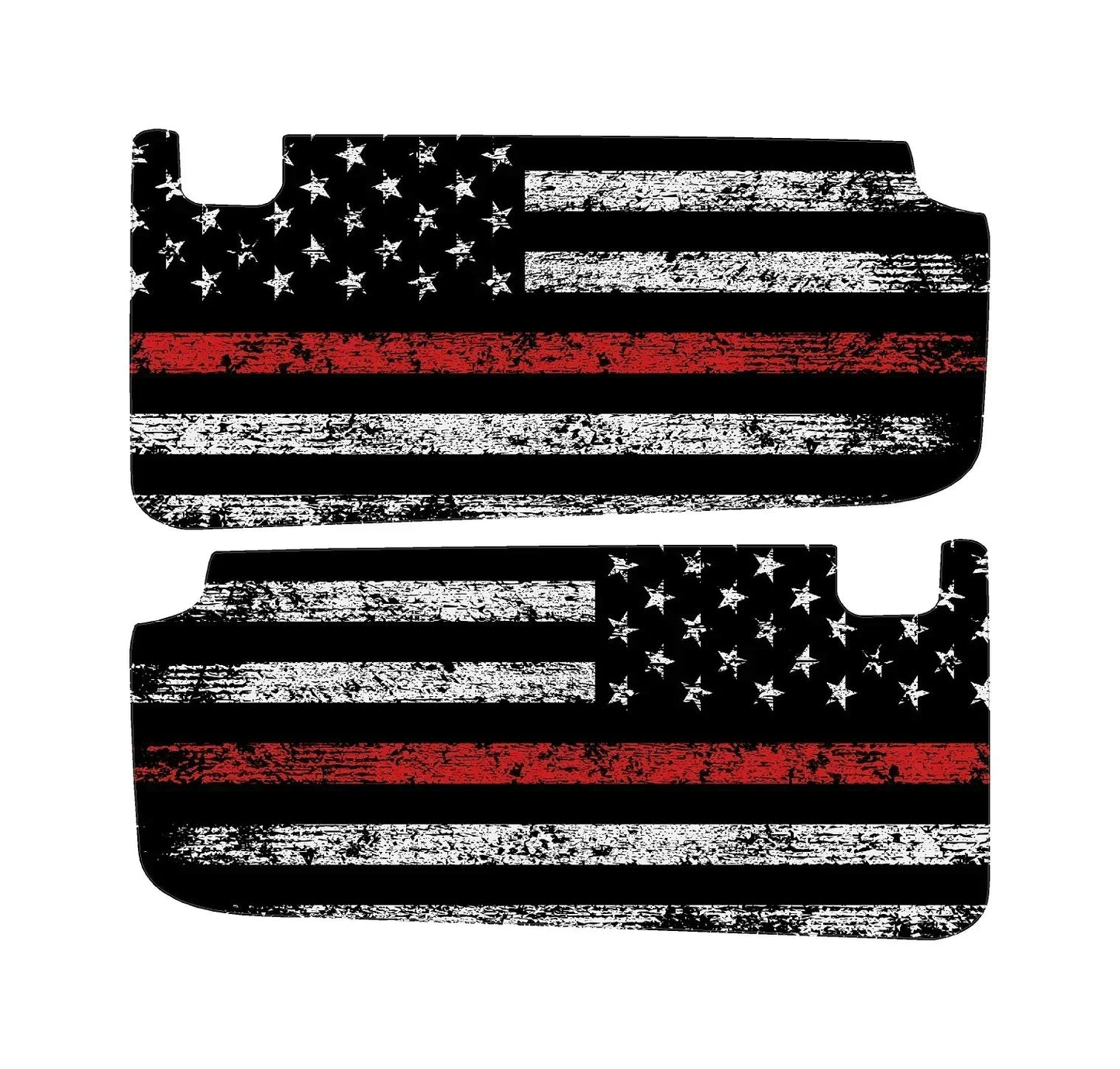 Freedom Series Sun Visor Overlays - 2018+ Wrangler JL / Gladiator JT