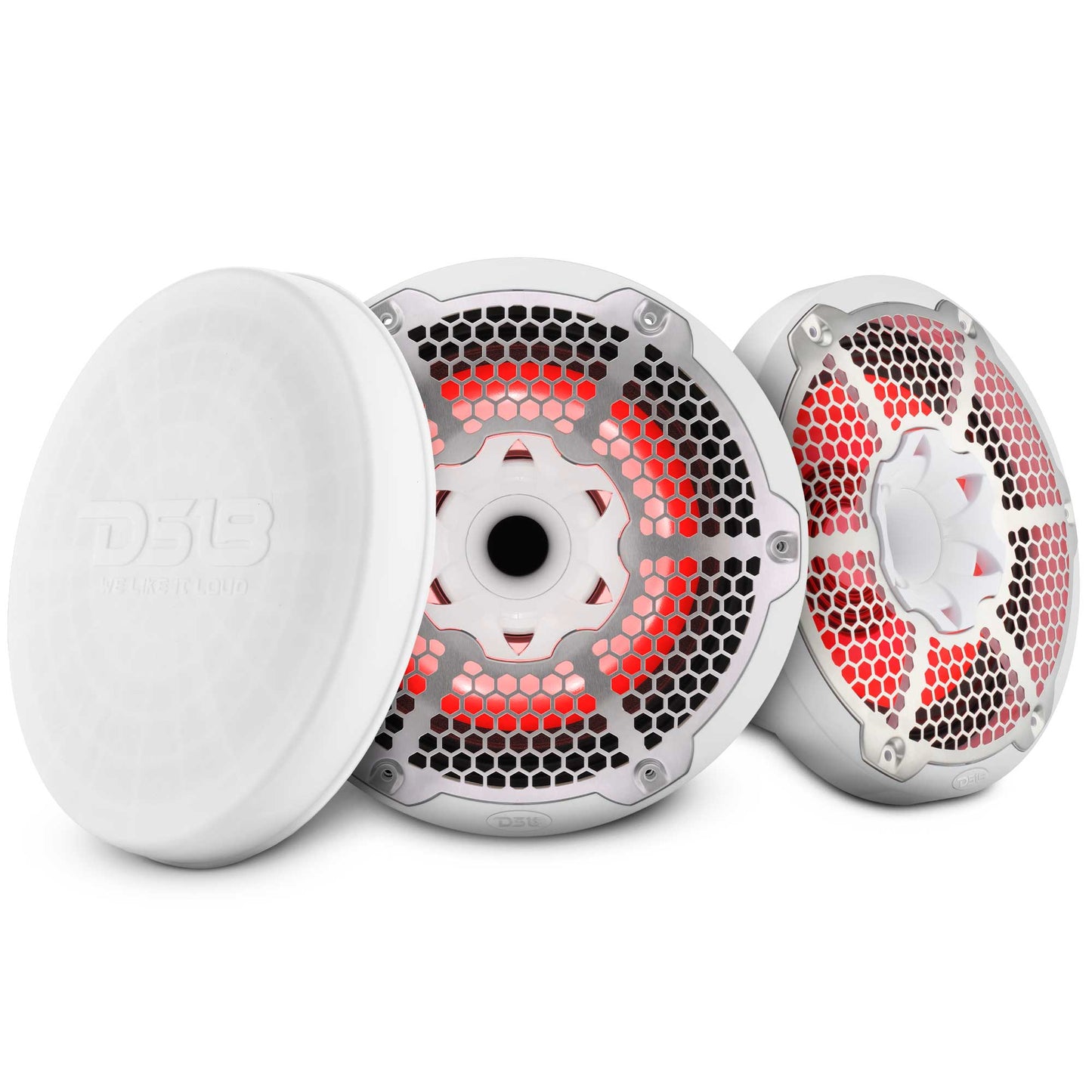 10” Marine 2-Way Hybrid Speaker with RGB LED, Compression Driver and Neodymium Magnet | 450W RMS 4-Ohm