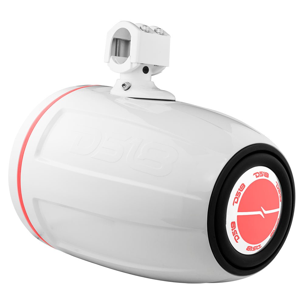 NXL 10" Neodymium Marine and Powersports Towers with Built-in Passive Radiator, 1" Driver and LED RGB Lights 300 Watts Rms