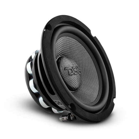 PRO 6.5" Neodymium Carbon Fiber Water resistant Cone Mid-Bass Loudspeaker 250 Watts Rms 2-Ohm