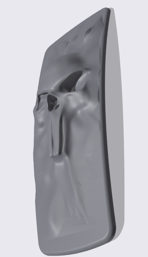 08+ Ultra/Electra glide touring console insert 3D Punisher skull stretching