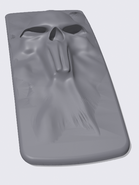 08+ Ultra/Electra glide touring console insert 3D Punisher skull stretching