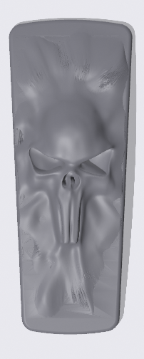 08+ Ultra/Electra glide touring console insert 3D Punisher skull stretching