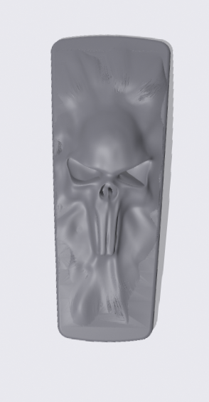 08+ Ultra/Electra glide touring console insert 3D Punisher skull stretching