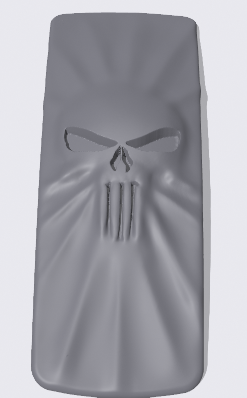 08+ Ultra/Electra glide touring console insert 3D Punisher stretching