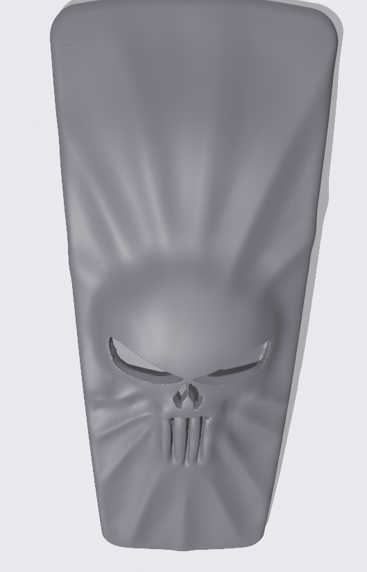 08+ Ultra/Electra glide touring console insert 3D Punisher stretching