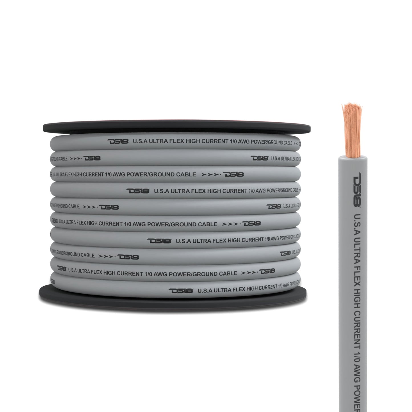 1/0-GA CCA Ground, Power Cable, 50 Feet