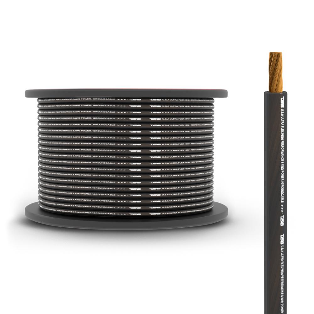 8-GA CCA Ground, Power Cable, 250 Feet