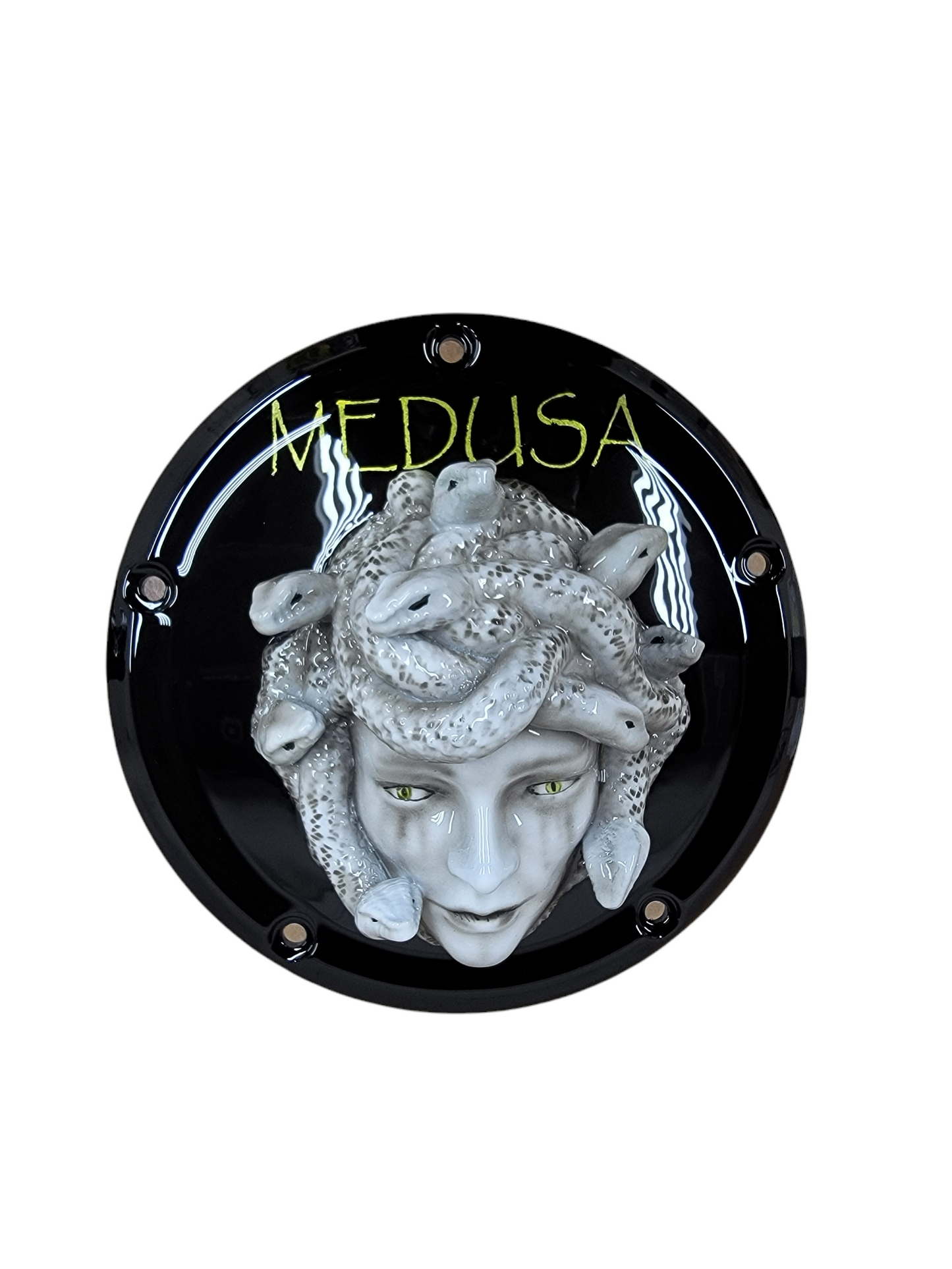 Harley Davidson Derby cover with Medusa