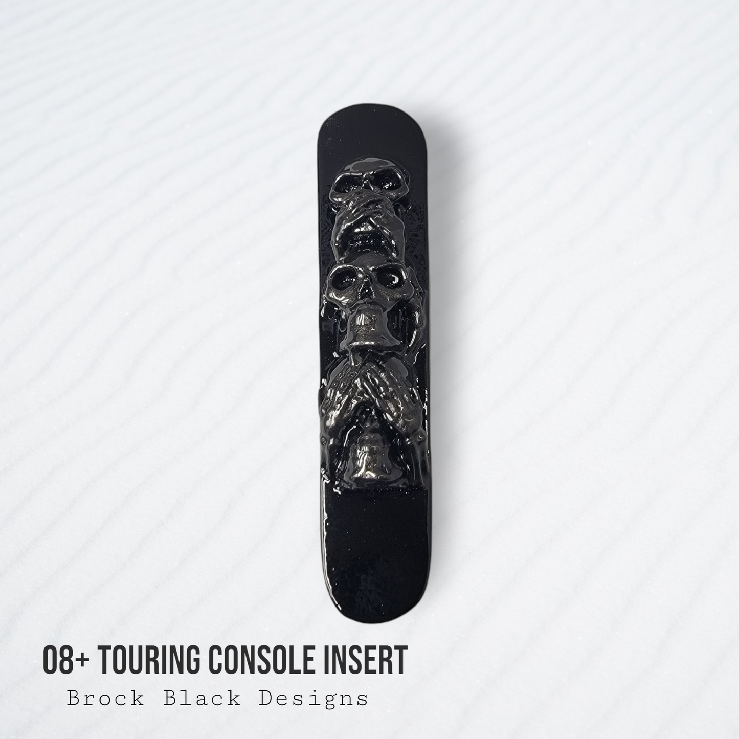 08+ touring console insert 3D see no evil