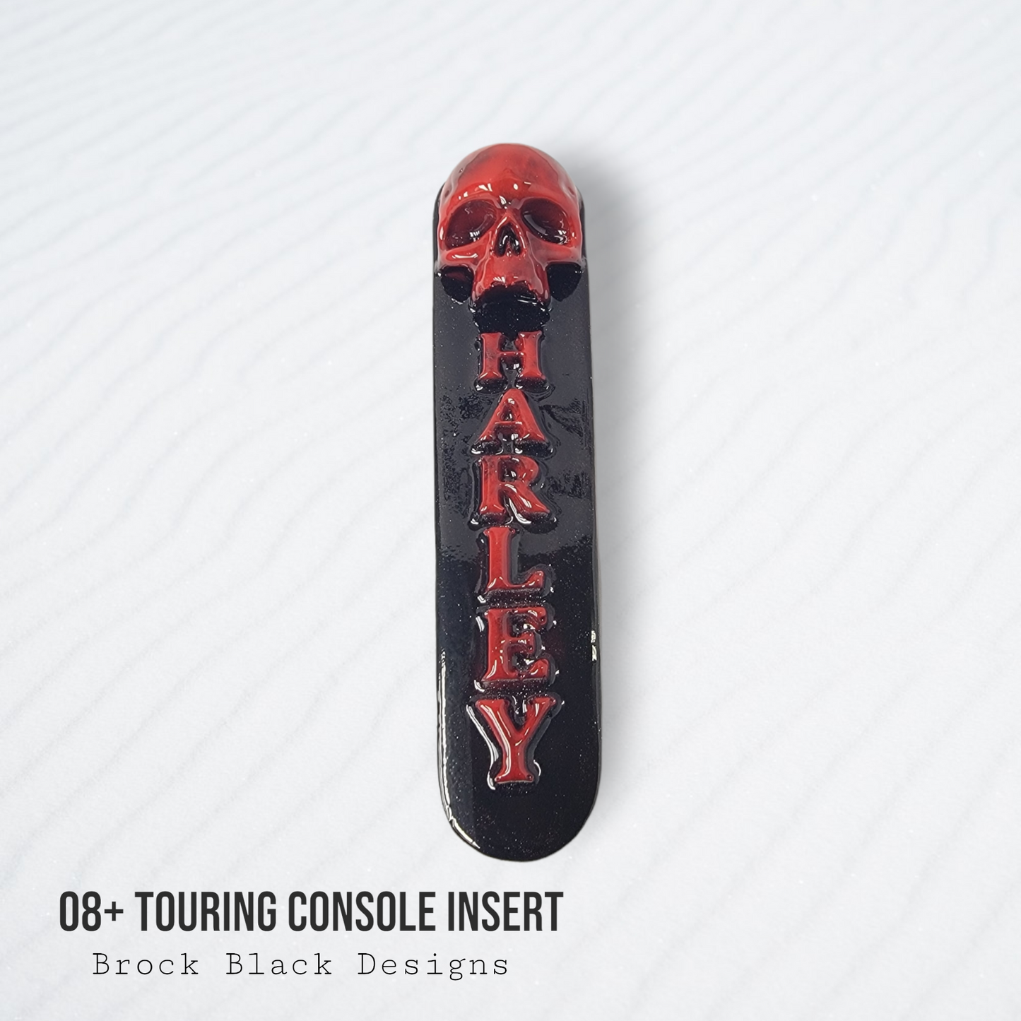 08+ touring console insert 3D ancient skull