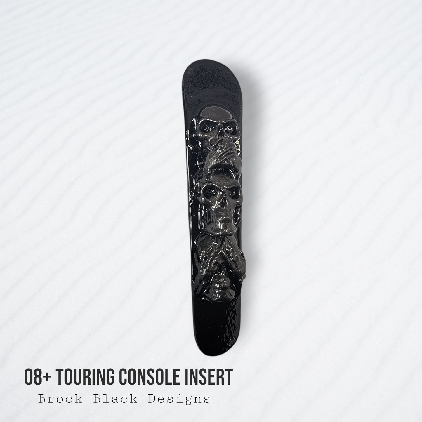 08+ touring console insert 3D see no evil