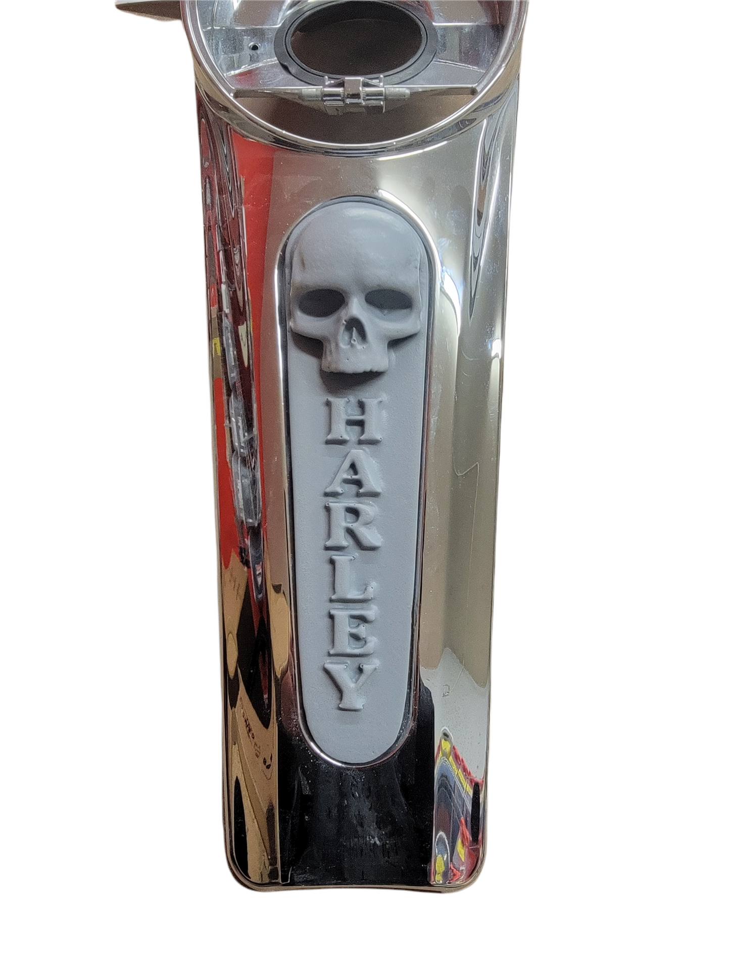 08+ touring console insert 3D ancient skull