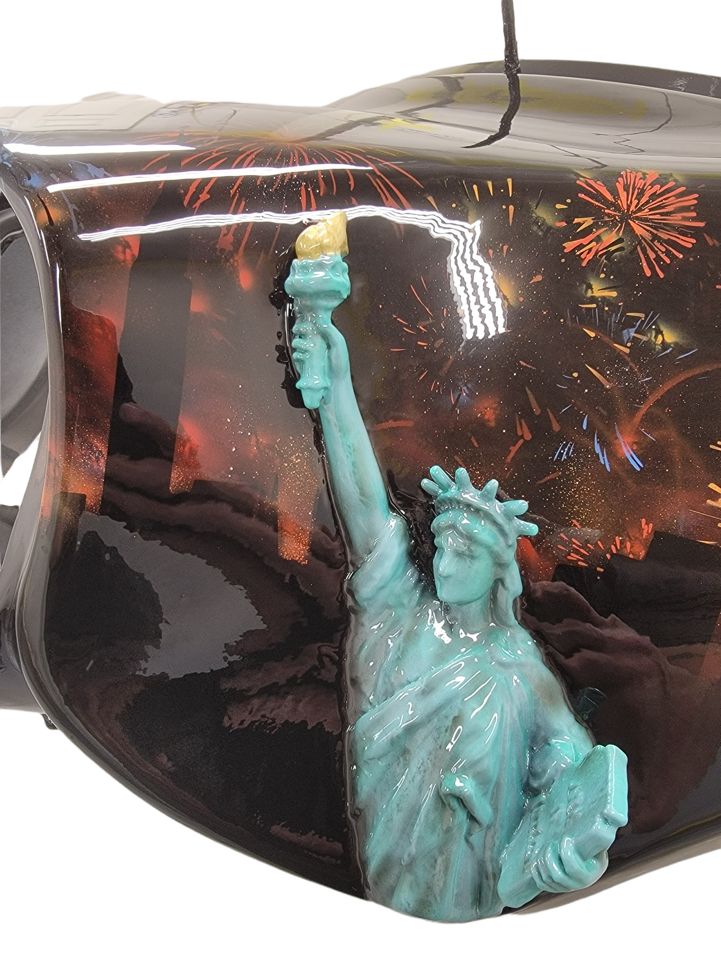 Statue of liberty and American flag Fairing