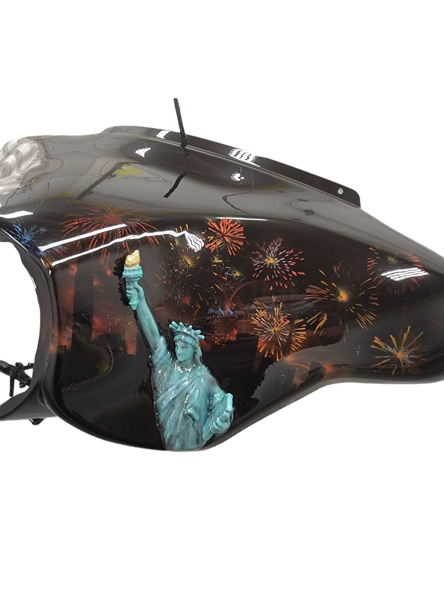 Statue of liberty and American flag Fairing