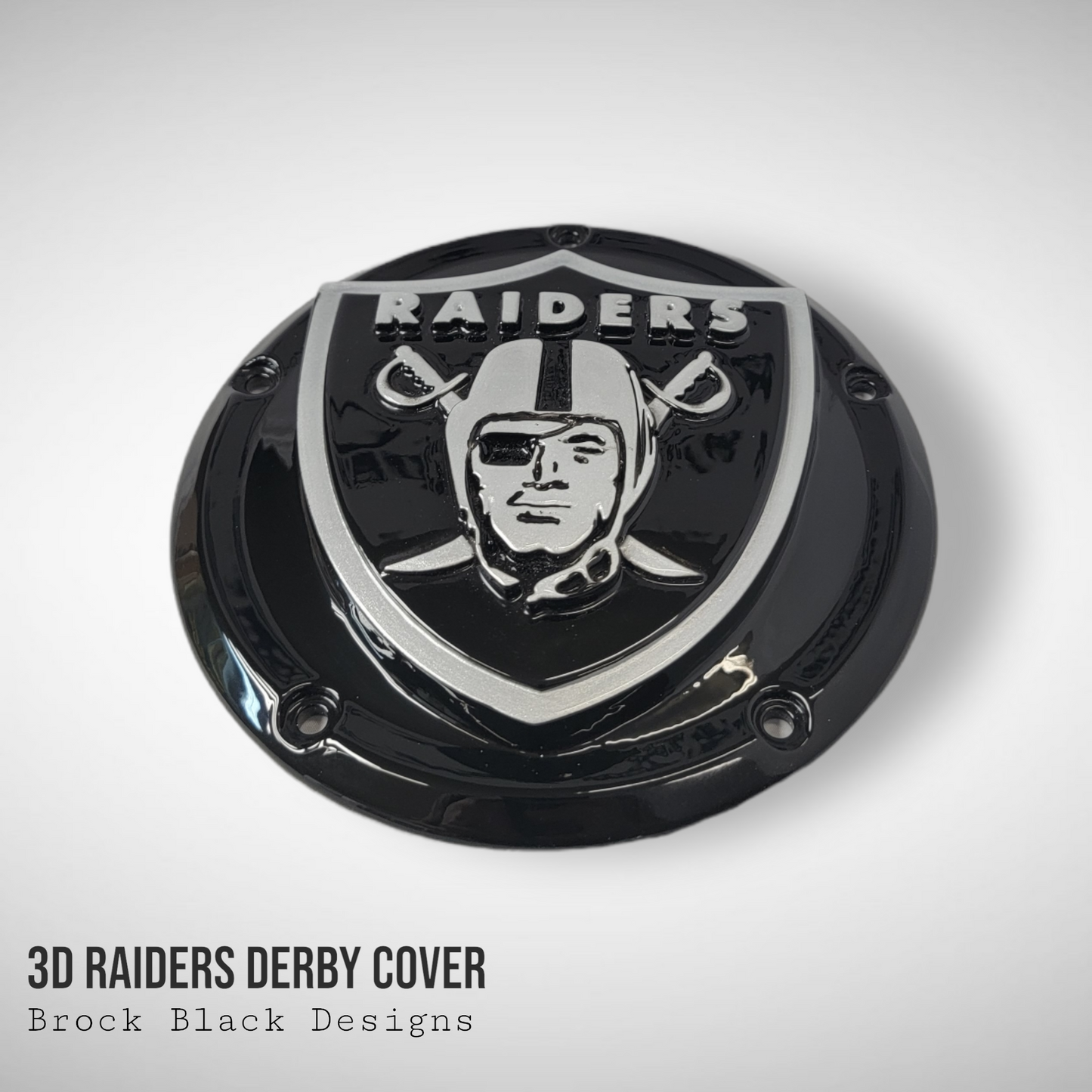 Harley Davidson Derby Cover Raiders theme