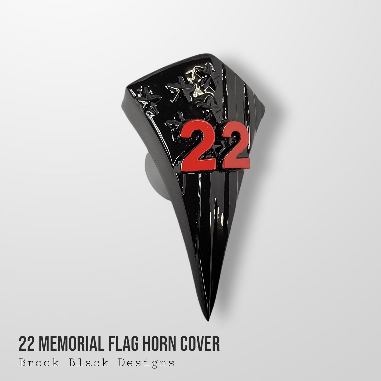 22 Memorial American flag Horn Cover