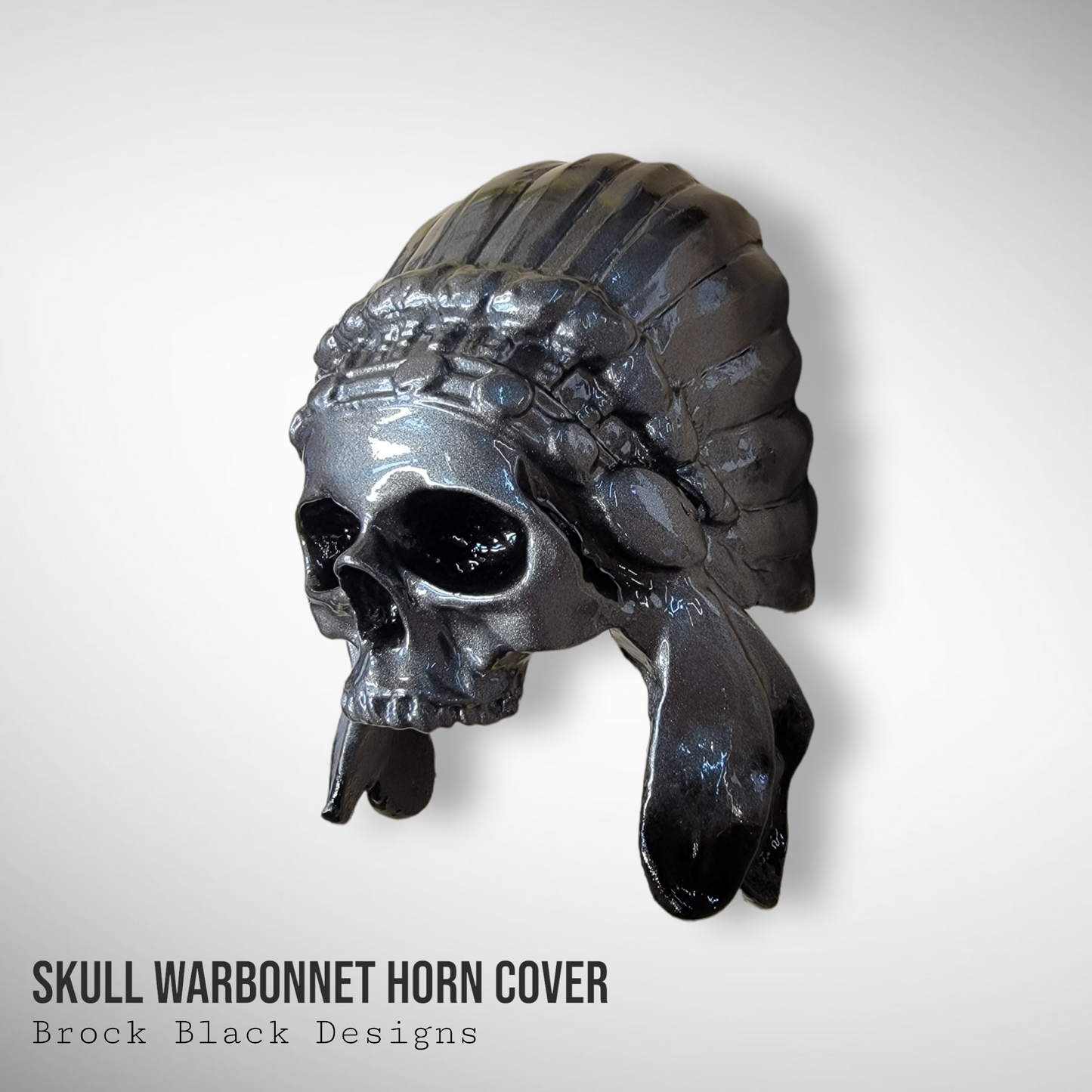 Indian skull warbonnet Horn cover