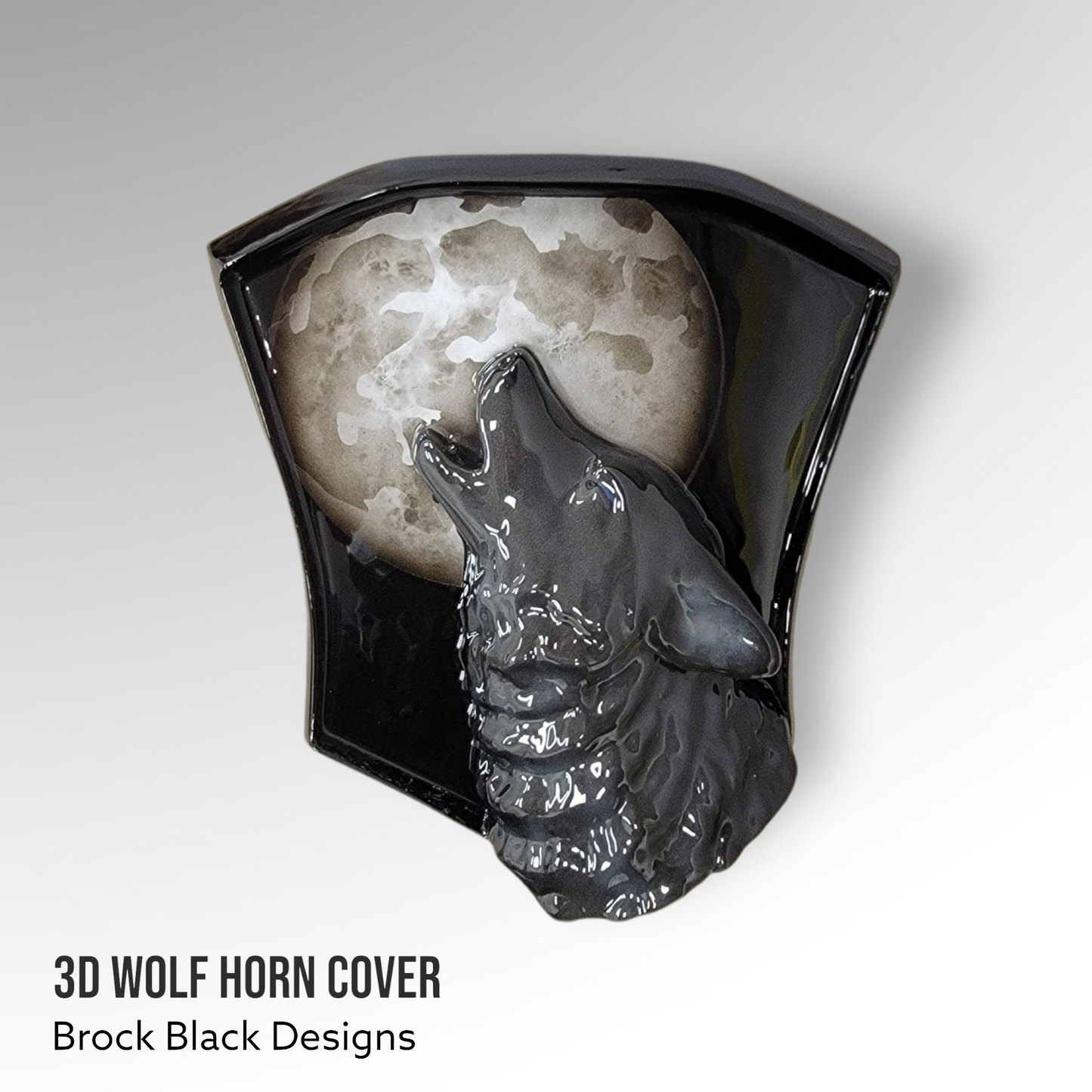 3D wolf horn cover