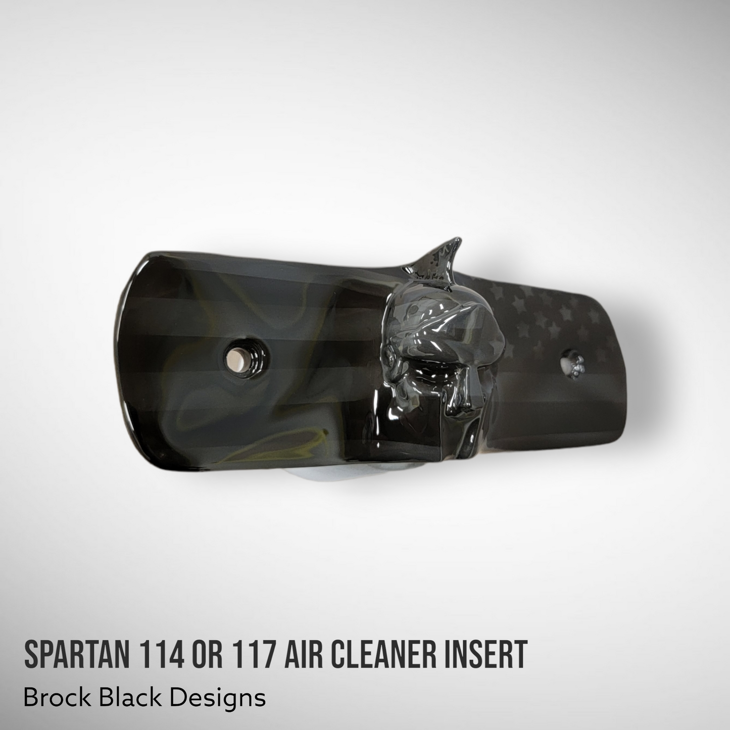 114 & 117 air cleaner insert 3D Spartan Flag