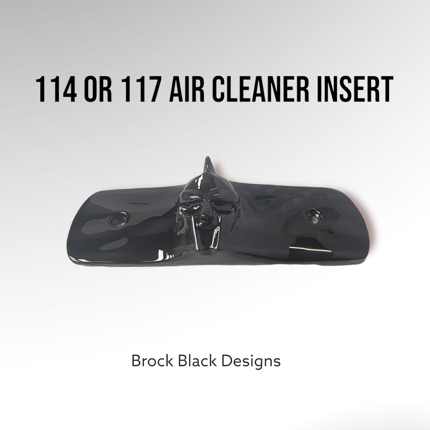 114 & 117 air cleaner insert 3D Spartan Flag