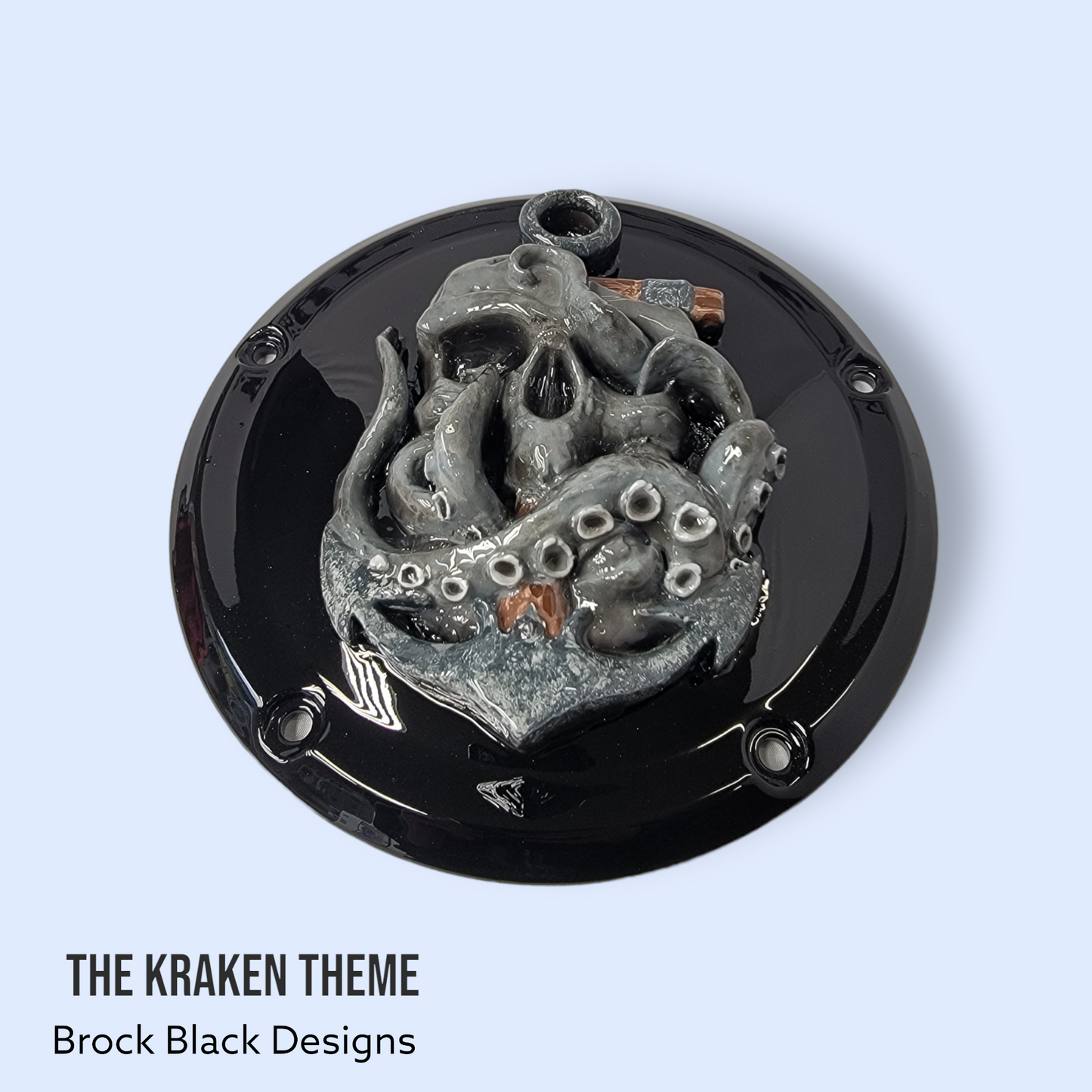 3D Kraken themed derby cover