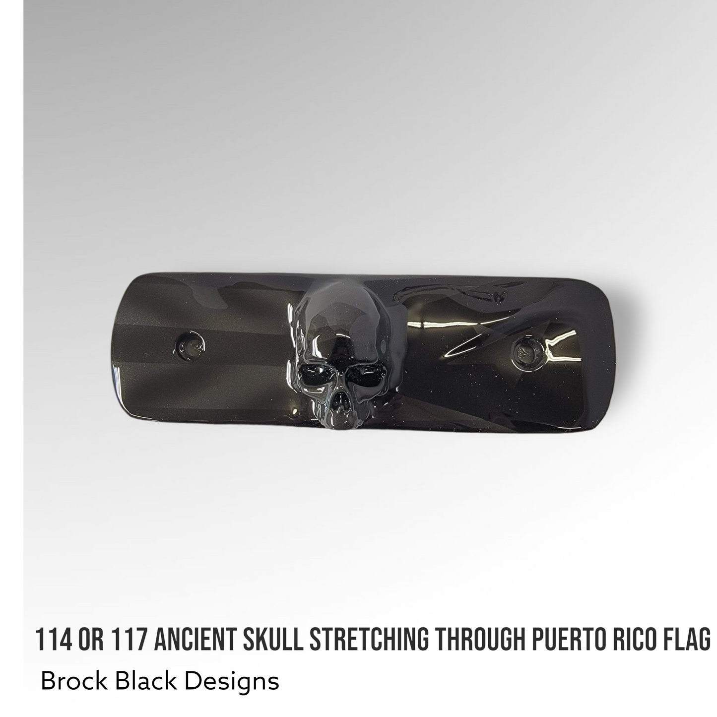 114 or 117 air cleaner insert 3D ancient skull Puerto Rico theme