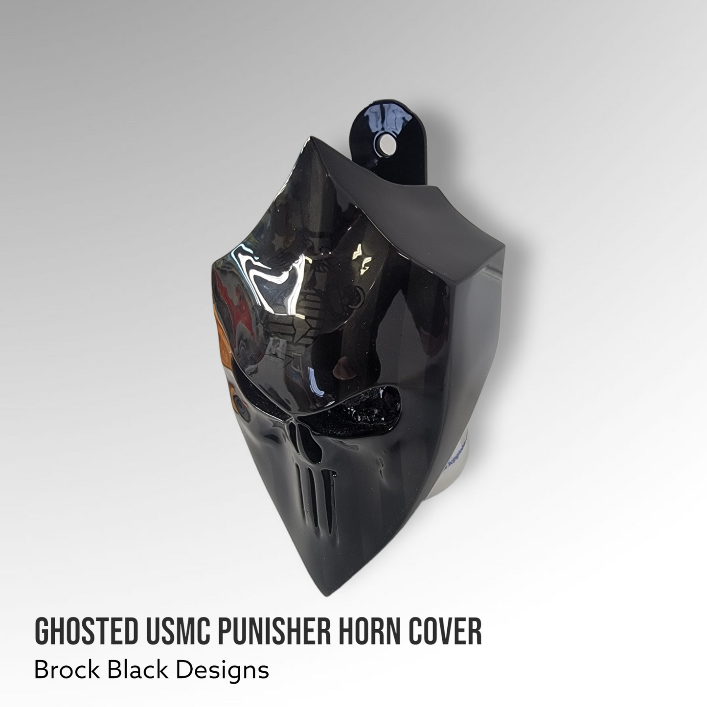 3D Punisher with American flag USMC logo
