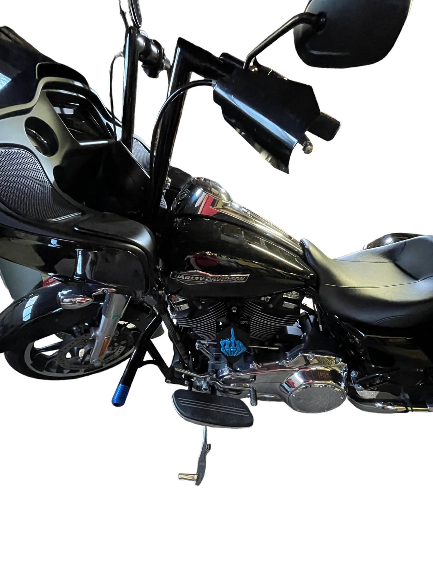 3D middle finger horn cover