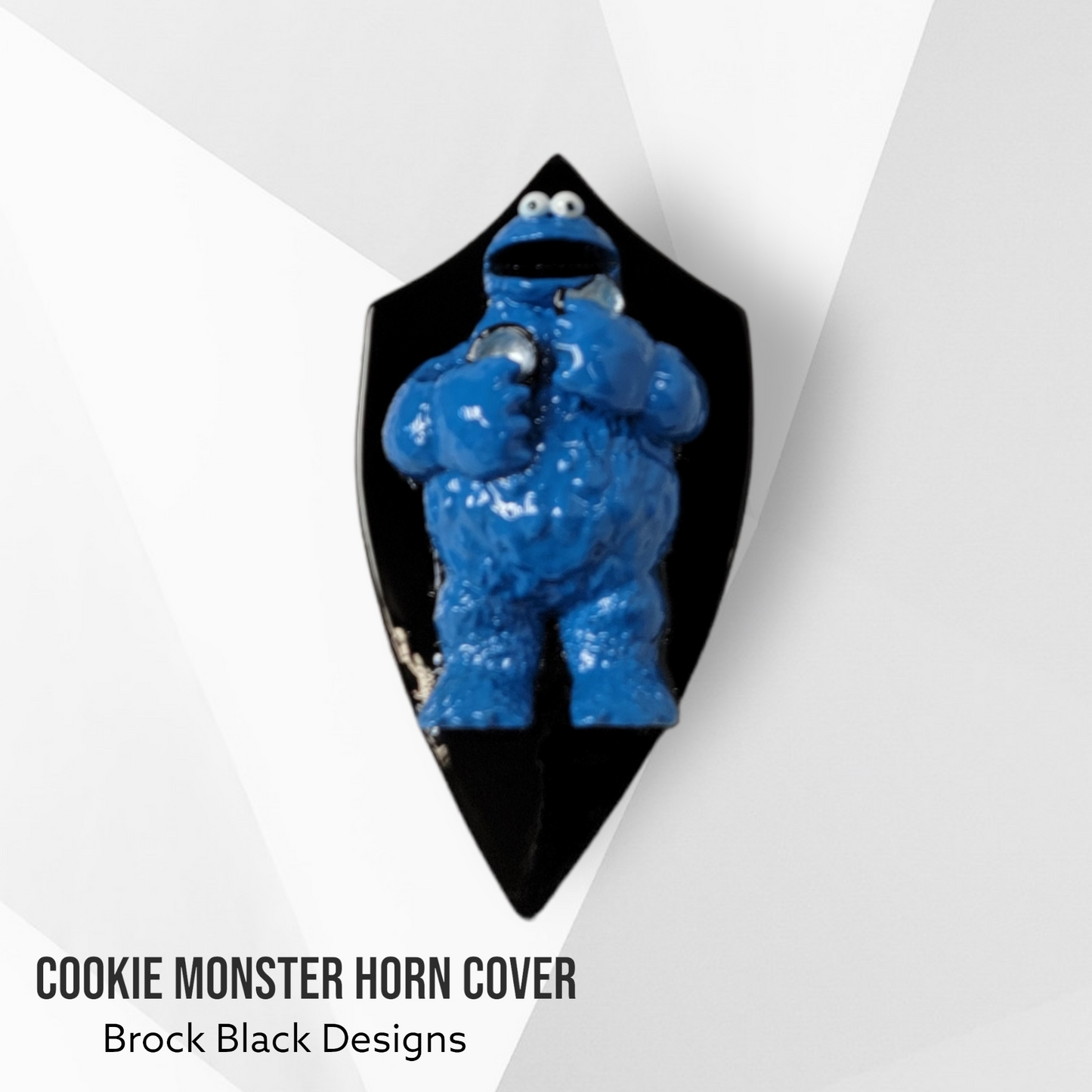 3D cookie monster horn cover