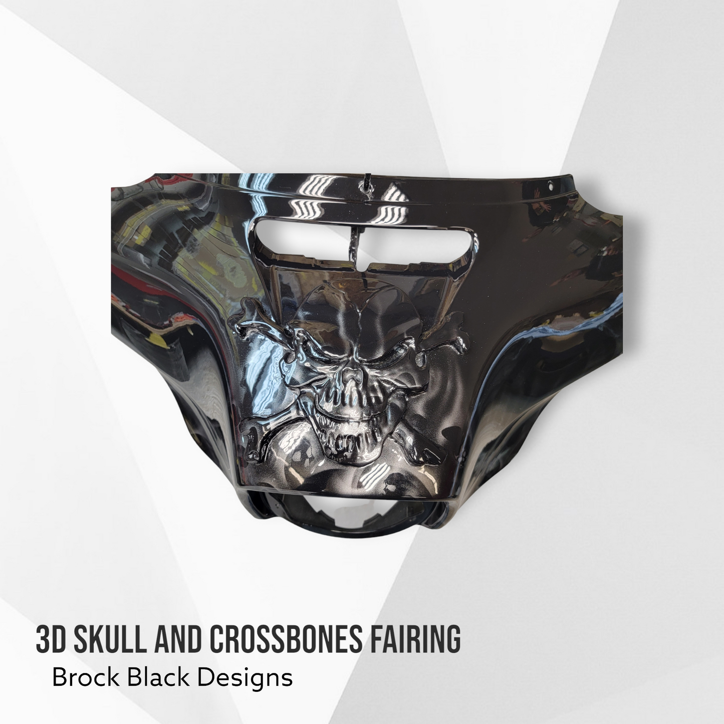 Skull and crossbones fairing batwing
