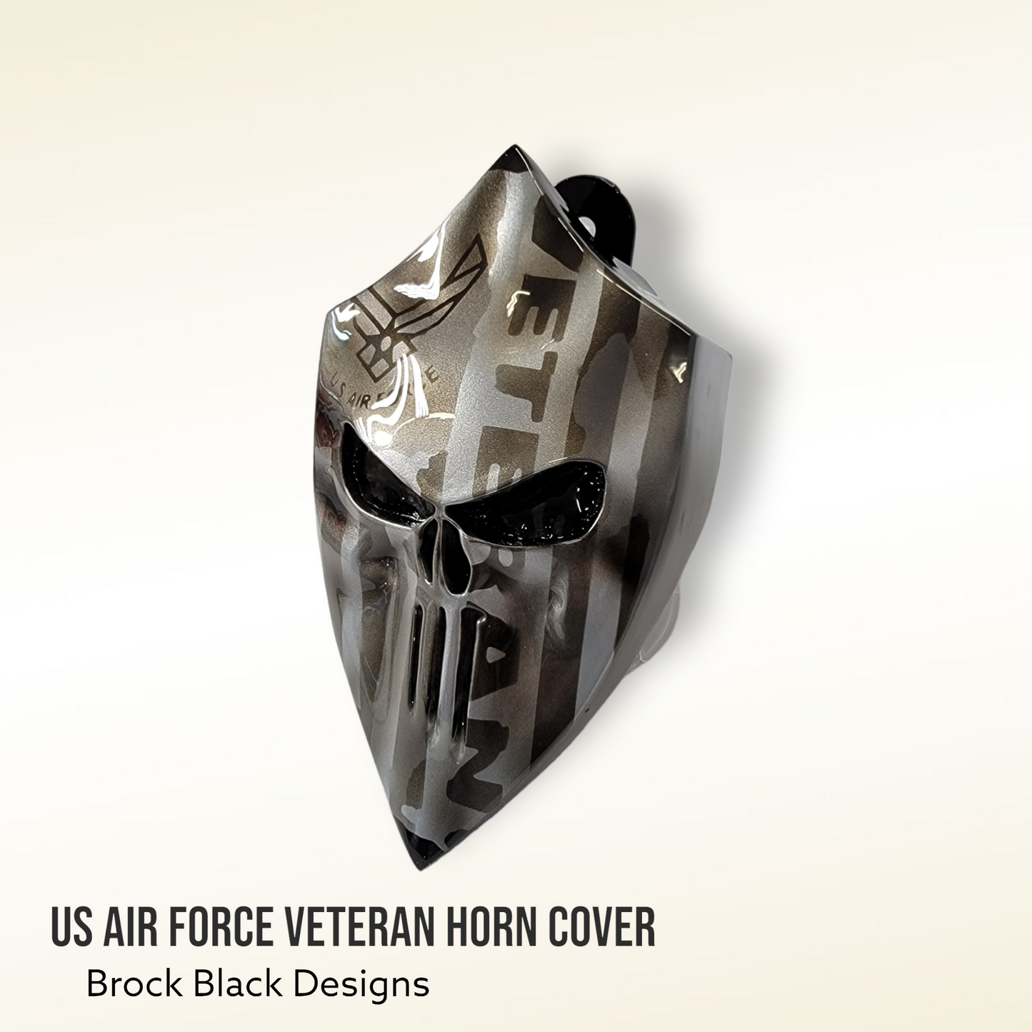 Punisher with US Air Force Veteran horn cover