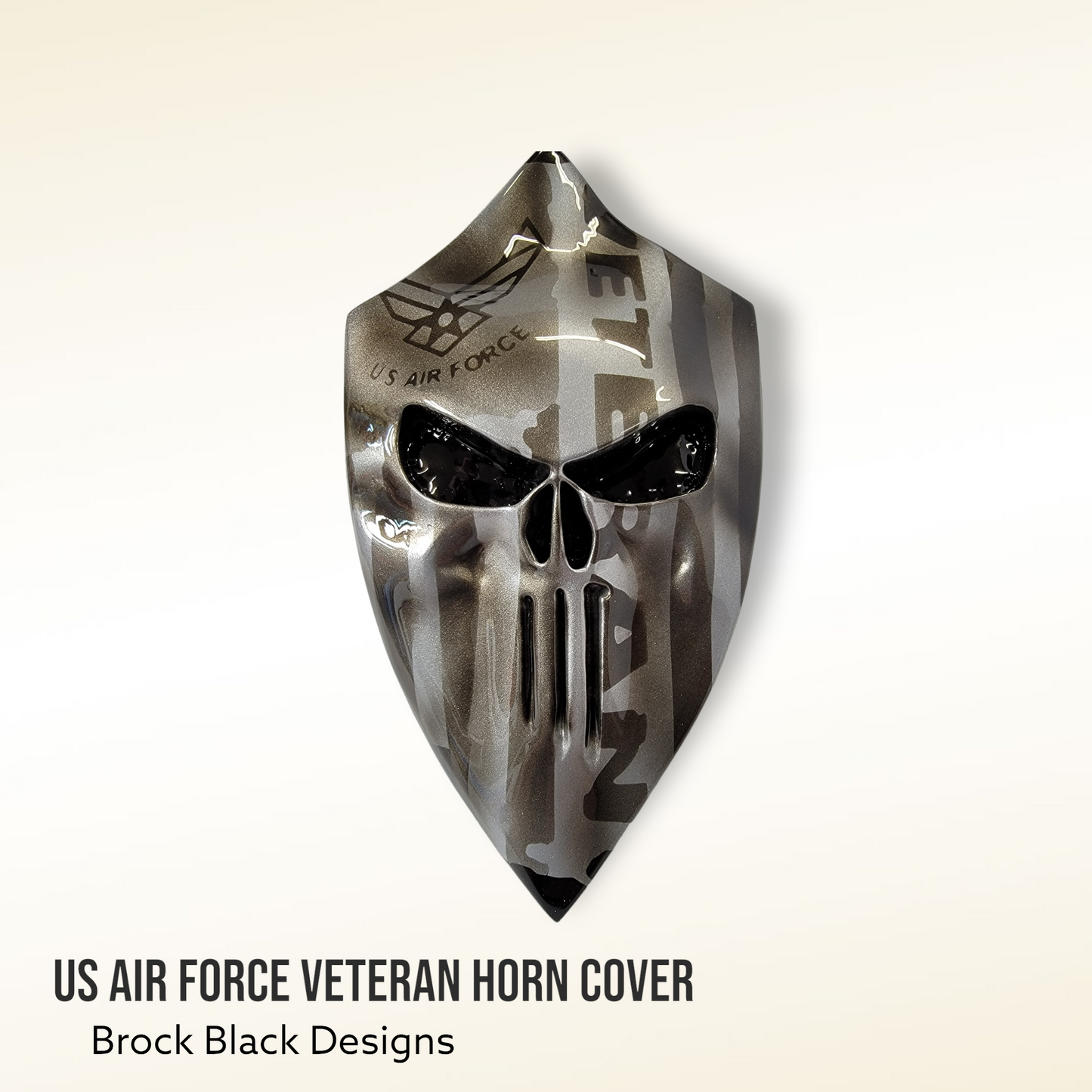 Punisher with US Air Force Veteran horn cover