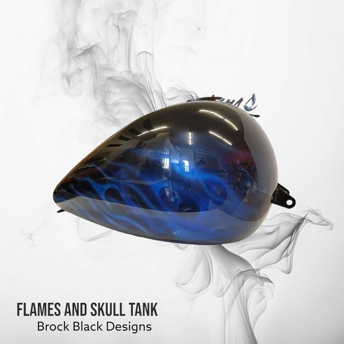 Harley Flamed Tank
