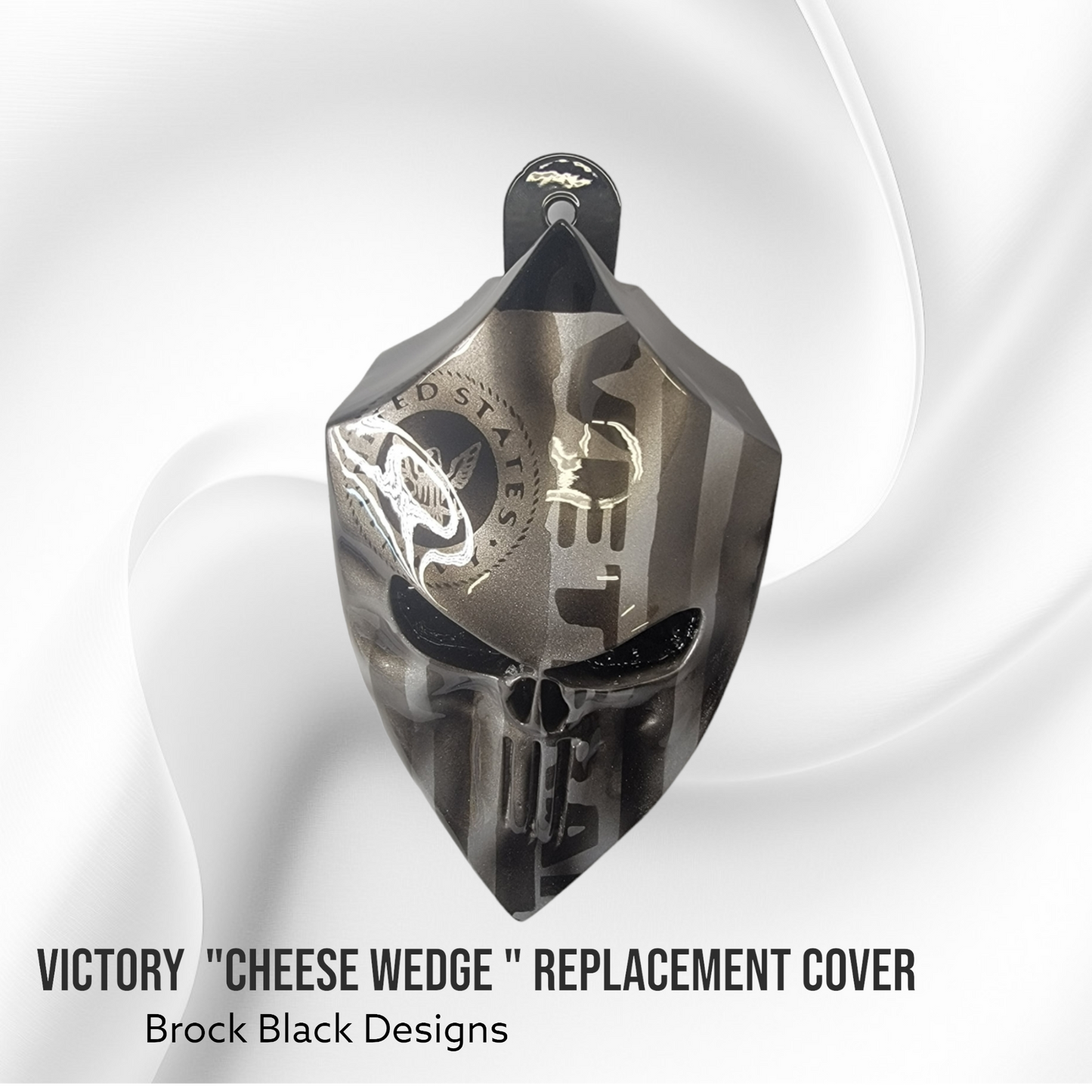 3D Punisher Veteran flag Victory "cheese wedge" replacement cover