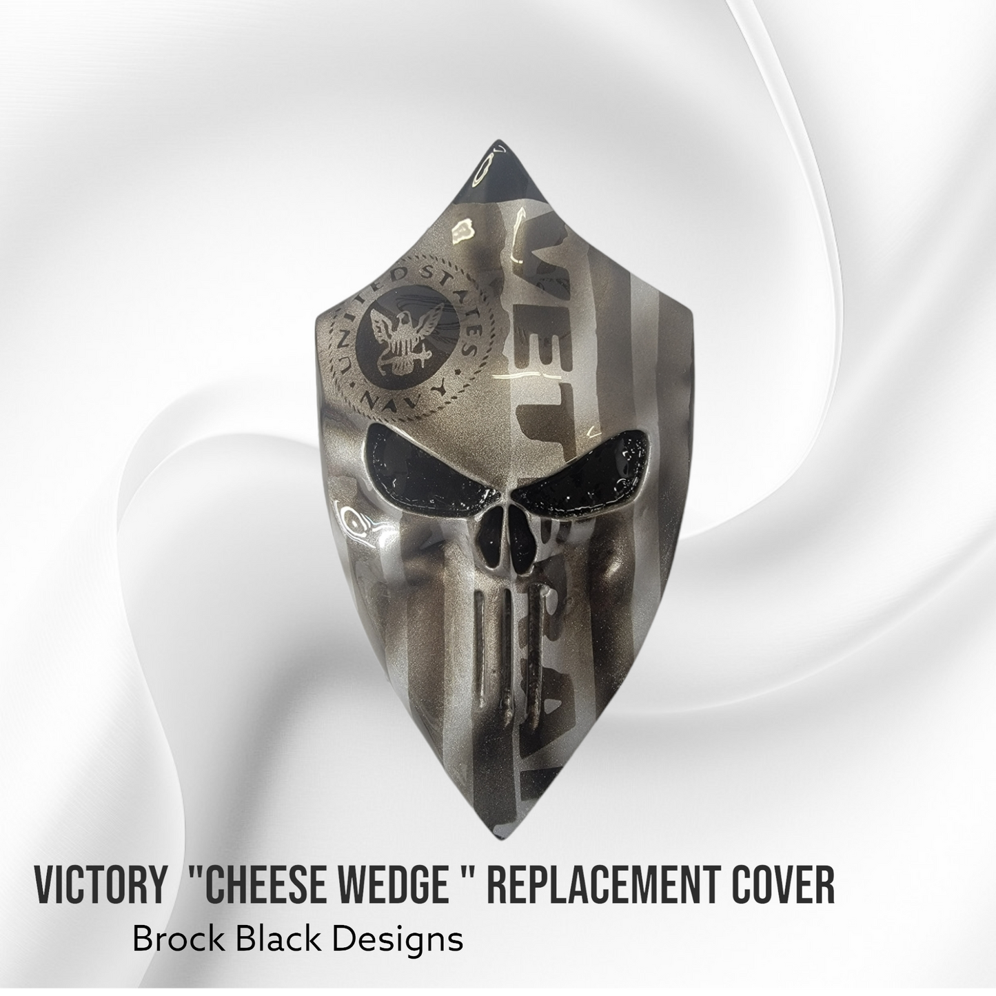 3D Punisher Veteran flag Victory "cheese wedge" replacement cover