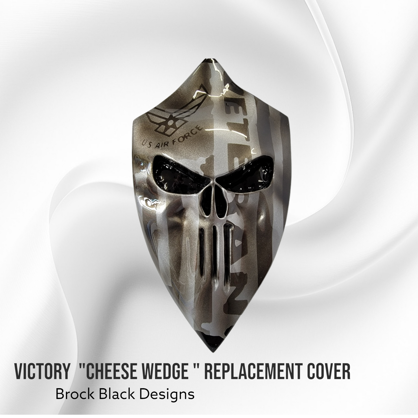 3D Punisher Veteran flag Victory "cheese wedge" replacement cover