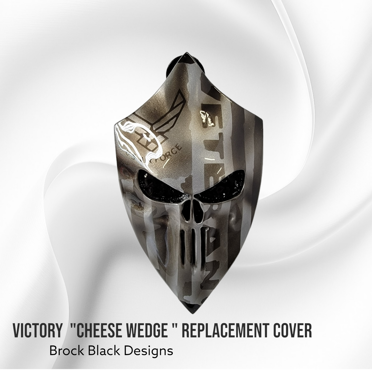 3D Punisher Veteran flag Victory "cheese wedge" replacement cover