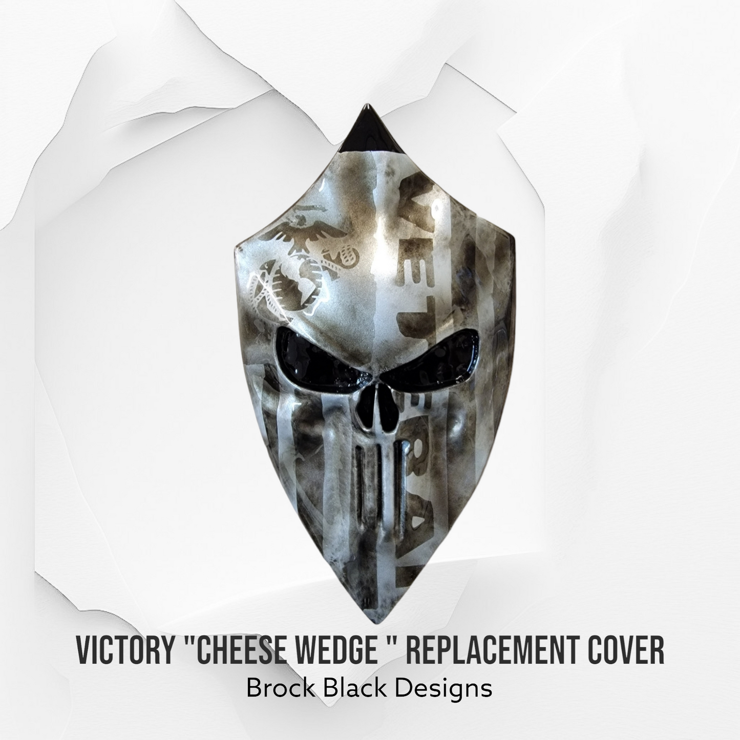 3D Punisher Veteran flag Victory "cheese wedge" replacement cover