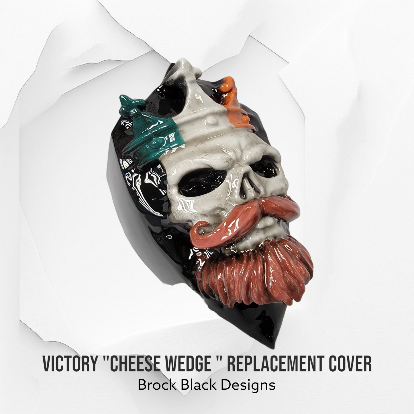 Skull king themed Victory "cheese wedge" replacement cover