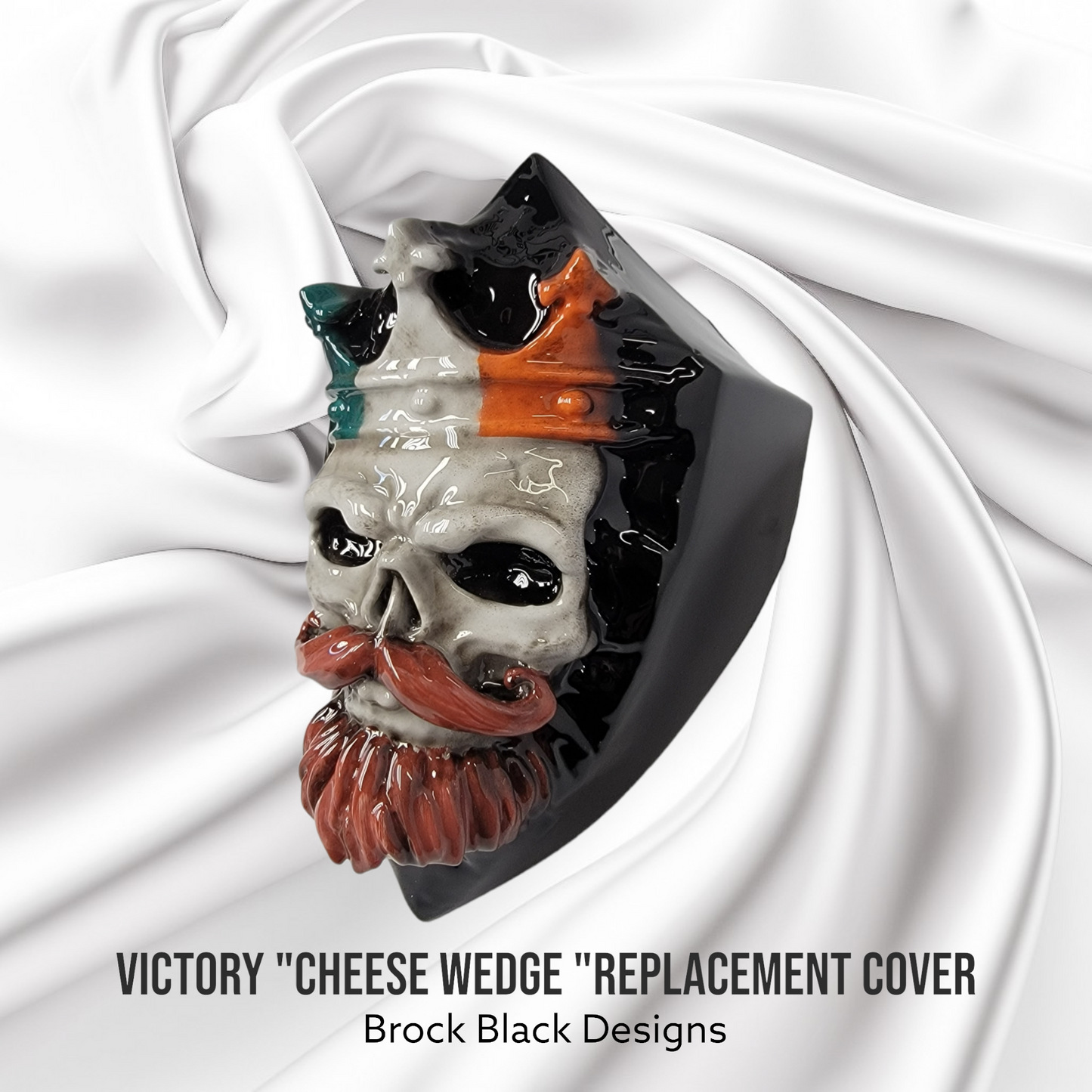 Skull king themed Victory "cheese wedge" replacement cover